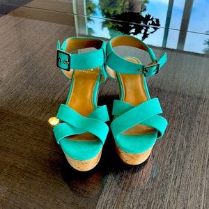 Marc Fisher Strappy Wedges